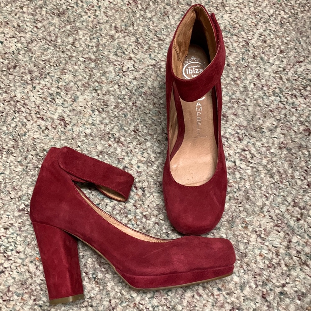 Jeffrey Campbell ankle wrap heels
